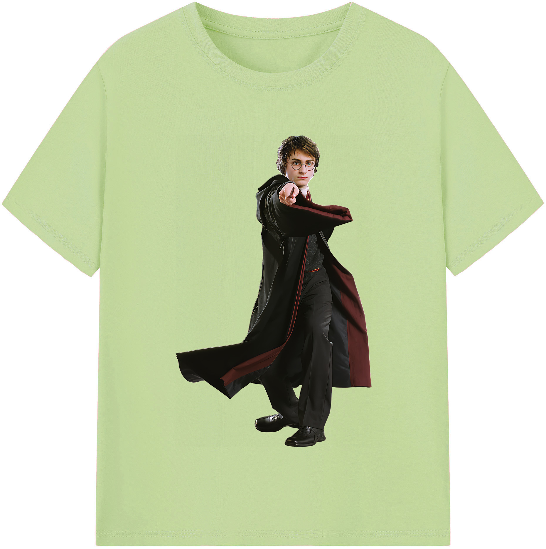 （画像用） Harry Potter ハリー・ポッターシリーズ 綿100％半袖Tシャツ（フロントプリント）